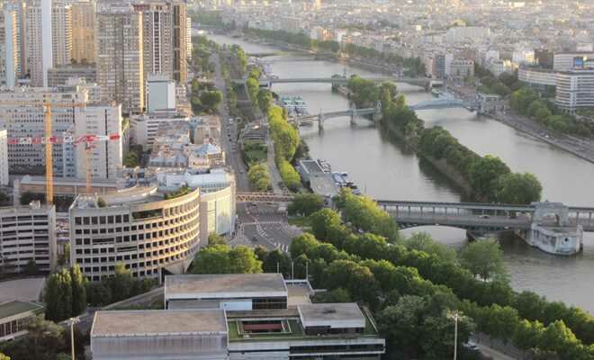 The Seine and the City Photo - Eiffel Tower, Paris, France 