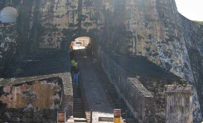 Staircase, El Morro, San Juan Photo - El Morro/Castillo de San Felipe del Morro, San Juan, Puerto Rico 