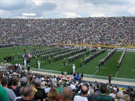 Irish 2008 home opener Photo - South Bend, Indiana 