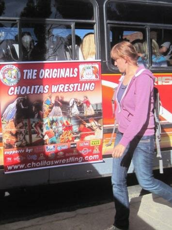 Cholita Wrestling Photo - El Alto, Bolivia 